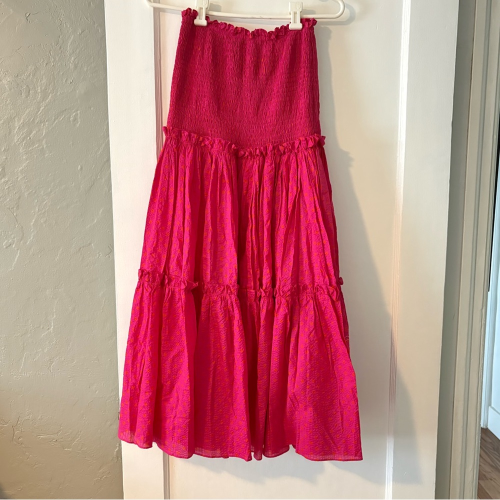 Alexis Tiered Lynxa Skirt / Dress Small